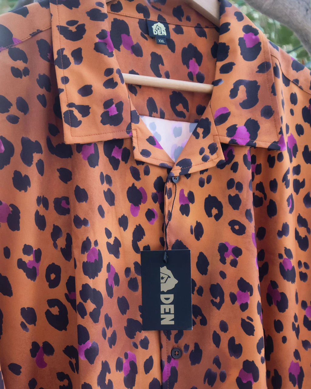 DEN Summer Shirt - Gold Leopard - Image 3