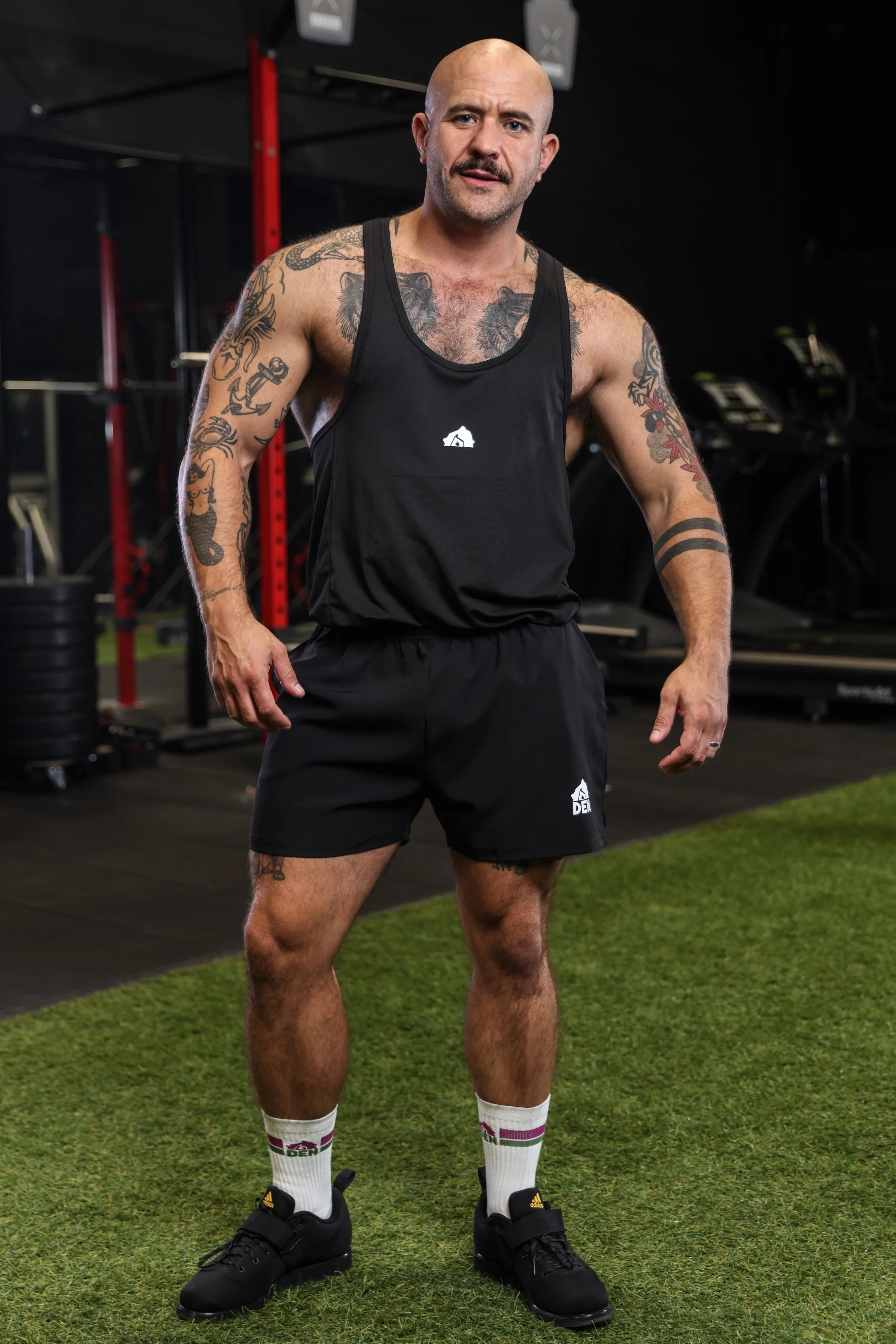 DEN X Bear Trainer Gym Vest - Black - Image 3