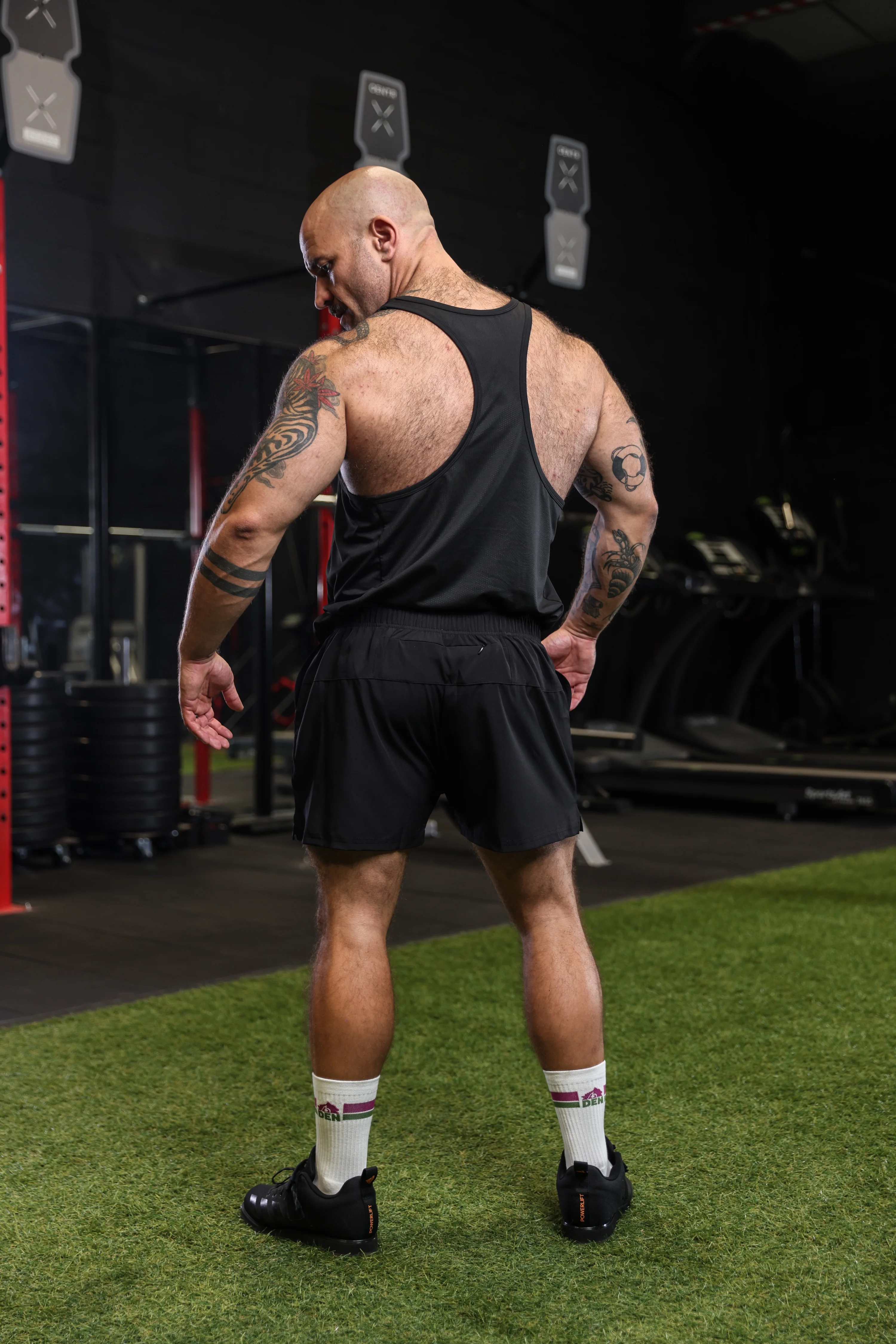 DEN X Bear Trainer Gym Vest - Black - Image 4