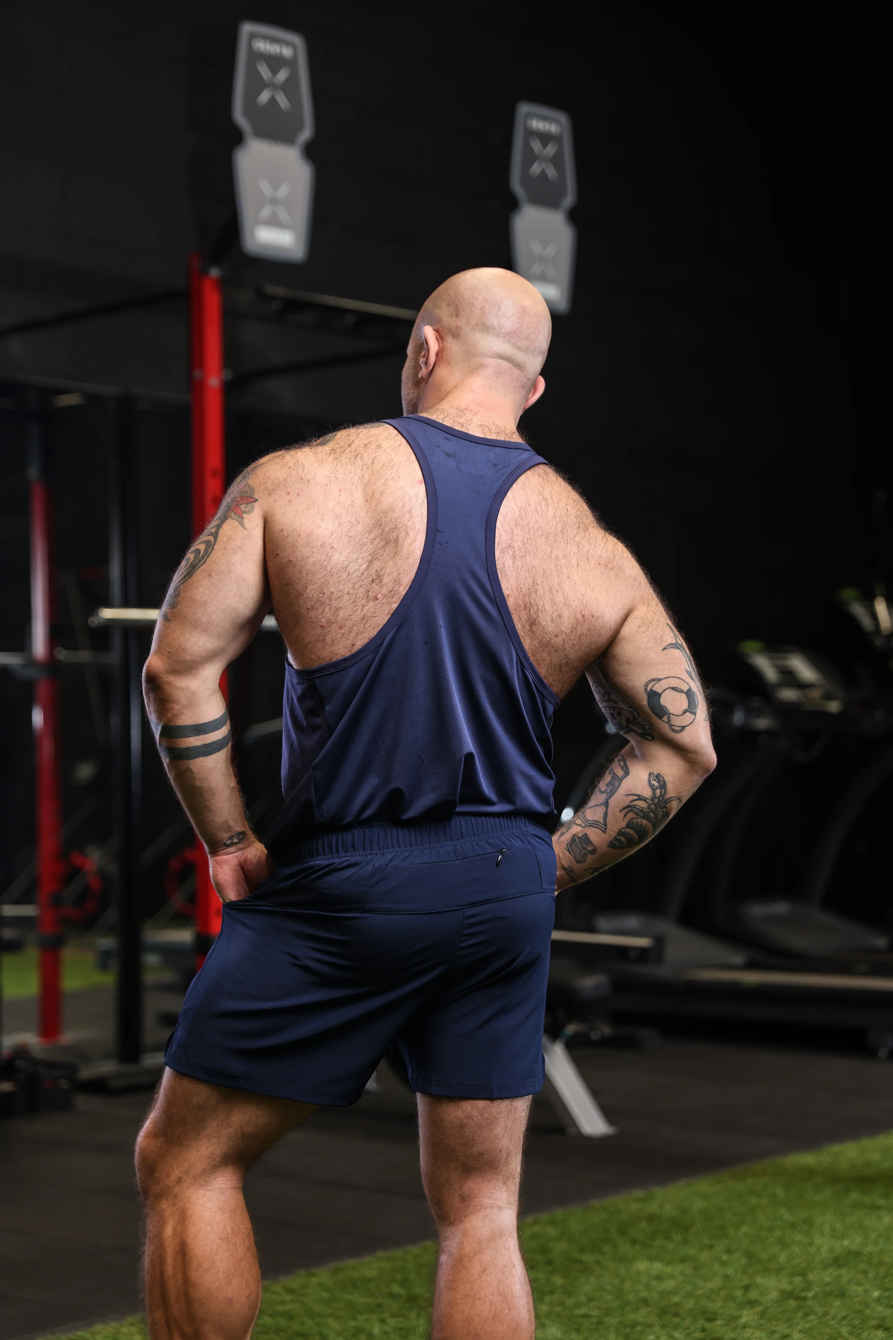 DEN X Bear Trainer Gym Vest - Navy - Image 5