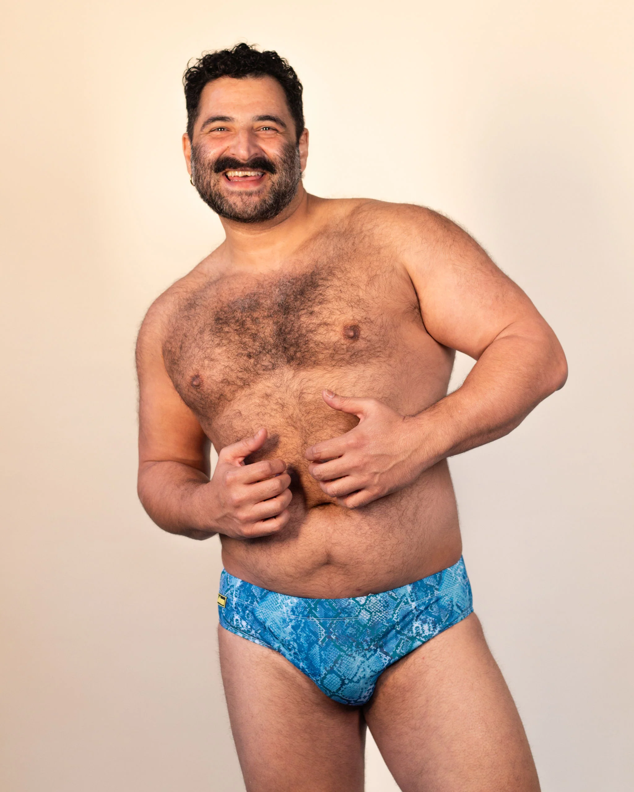 Regular Swim Brief - Blue Serpent - Image 5