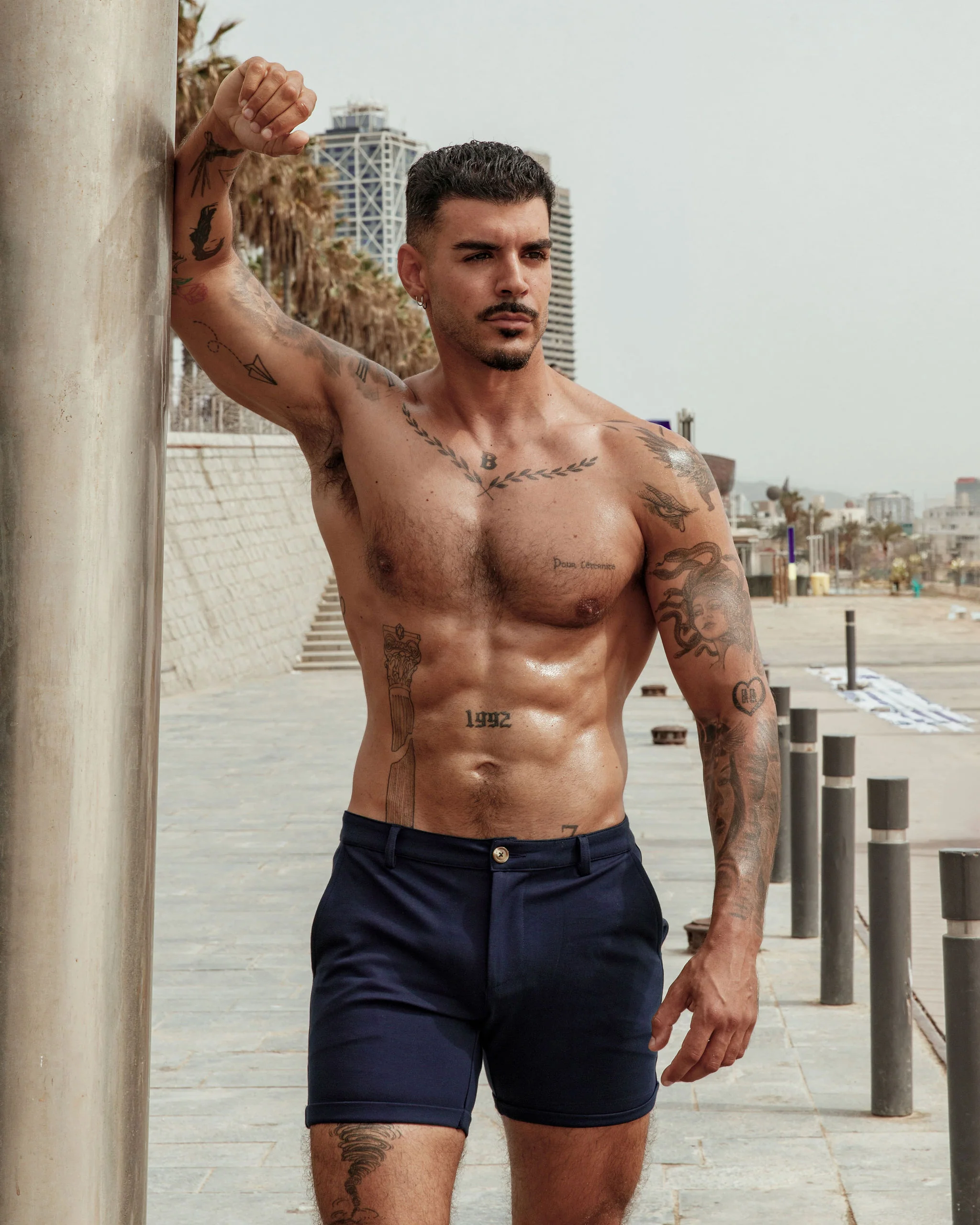 Hyper-Stretch Tailored Shorts - Image 3