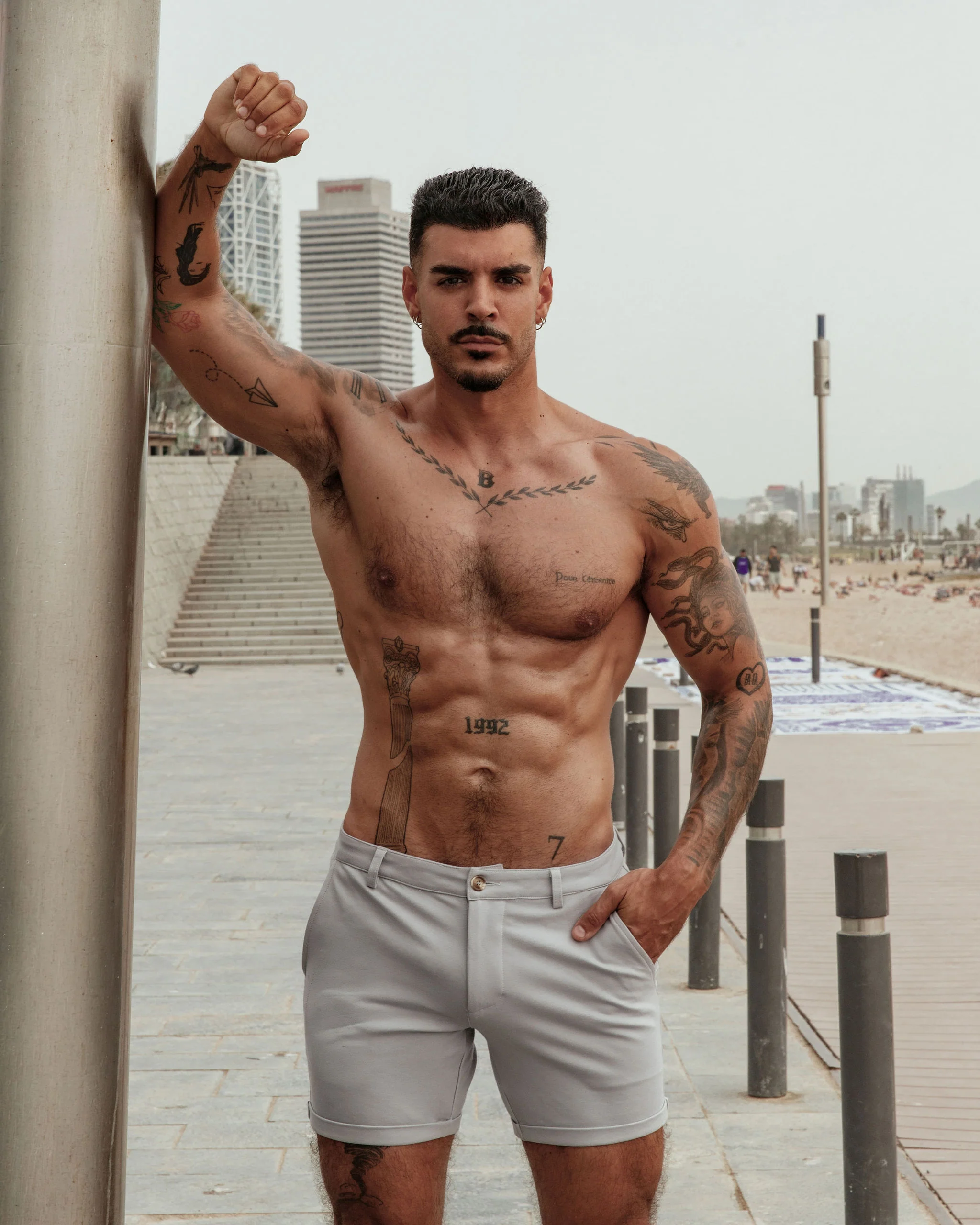 Hyper-Stretch Tailored Shorts - Image 5