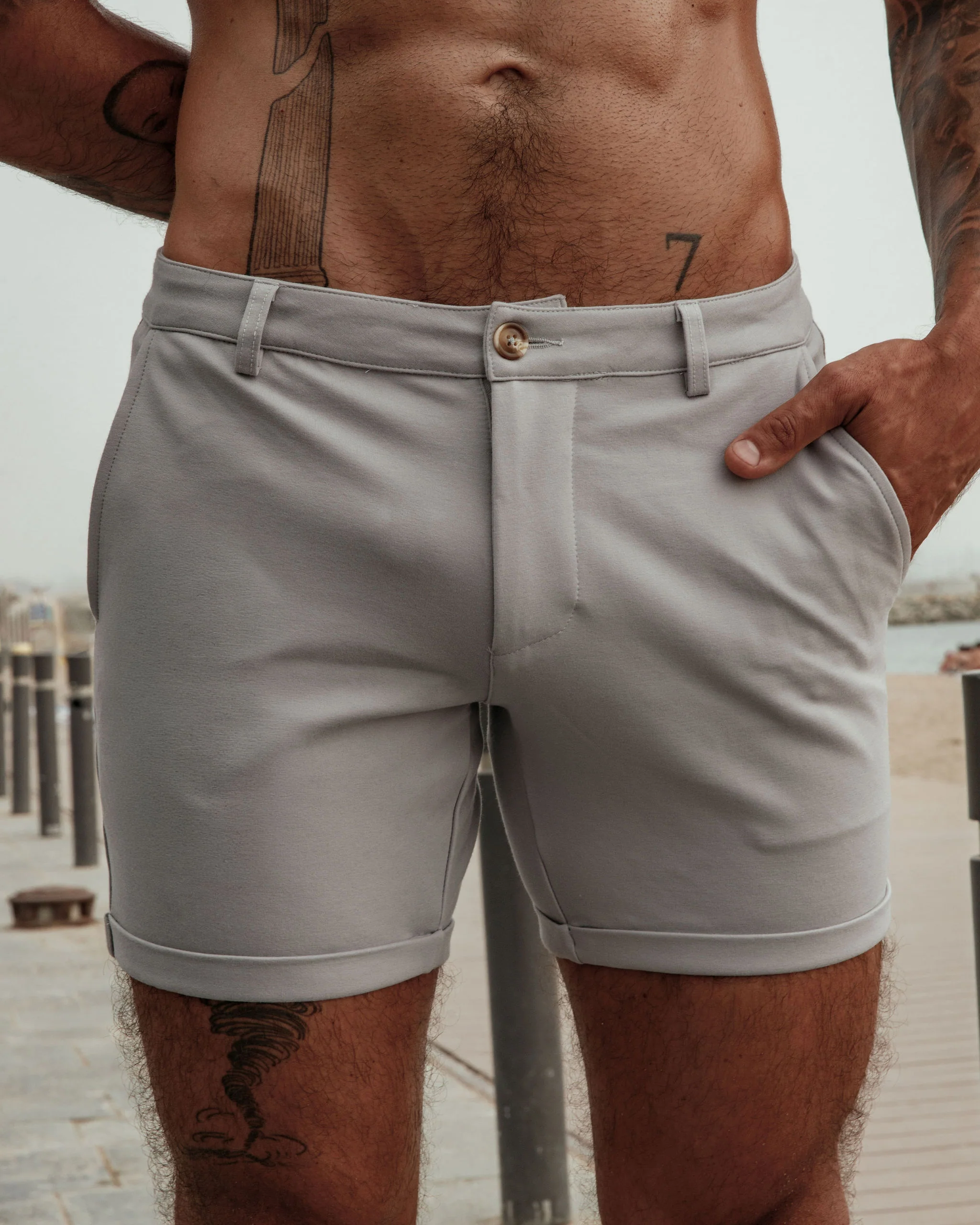 Hyper-Stretch Tailored Shorts - Image 6