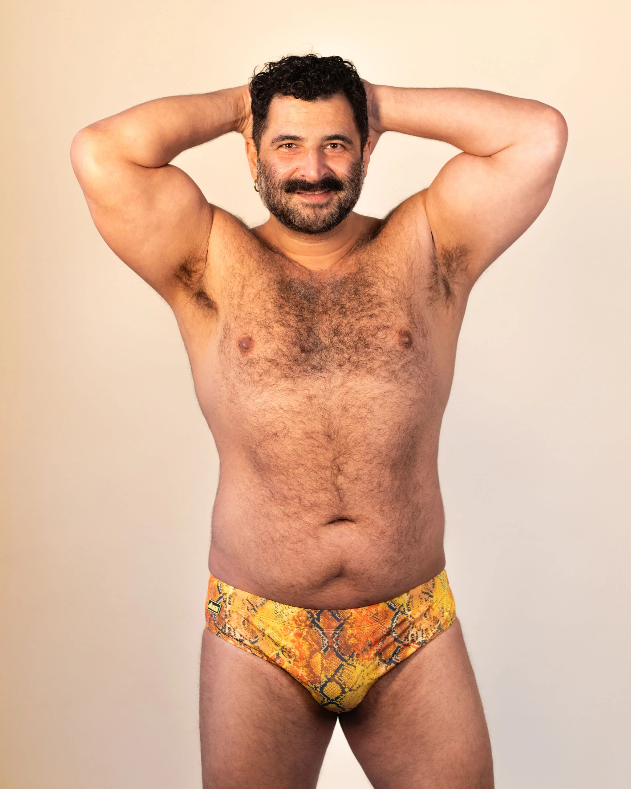 Regular Swim Brief - Gold Serpent - Image 4