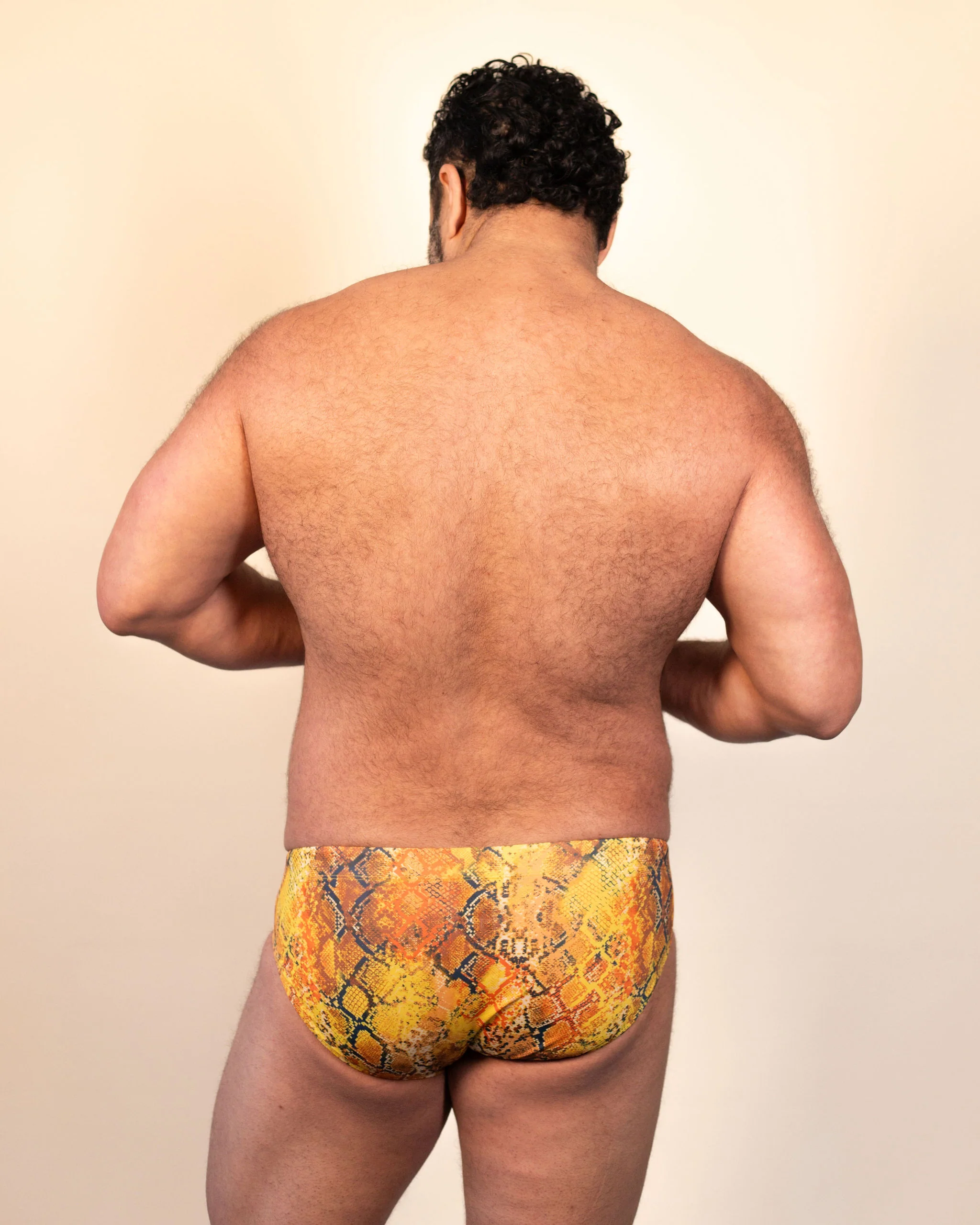 Regular Swim Brief - Gold Serpent - Image 5