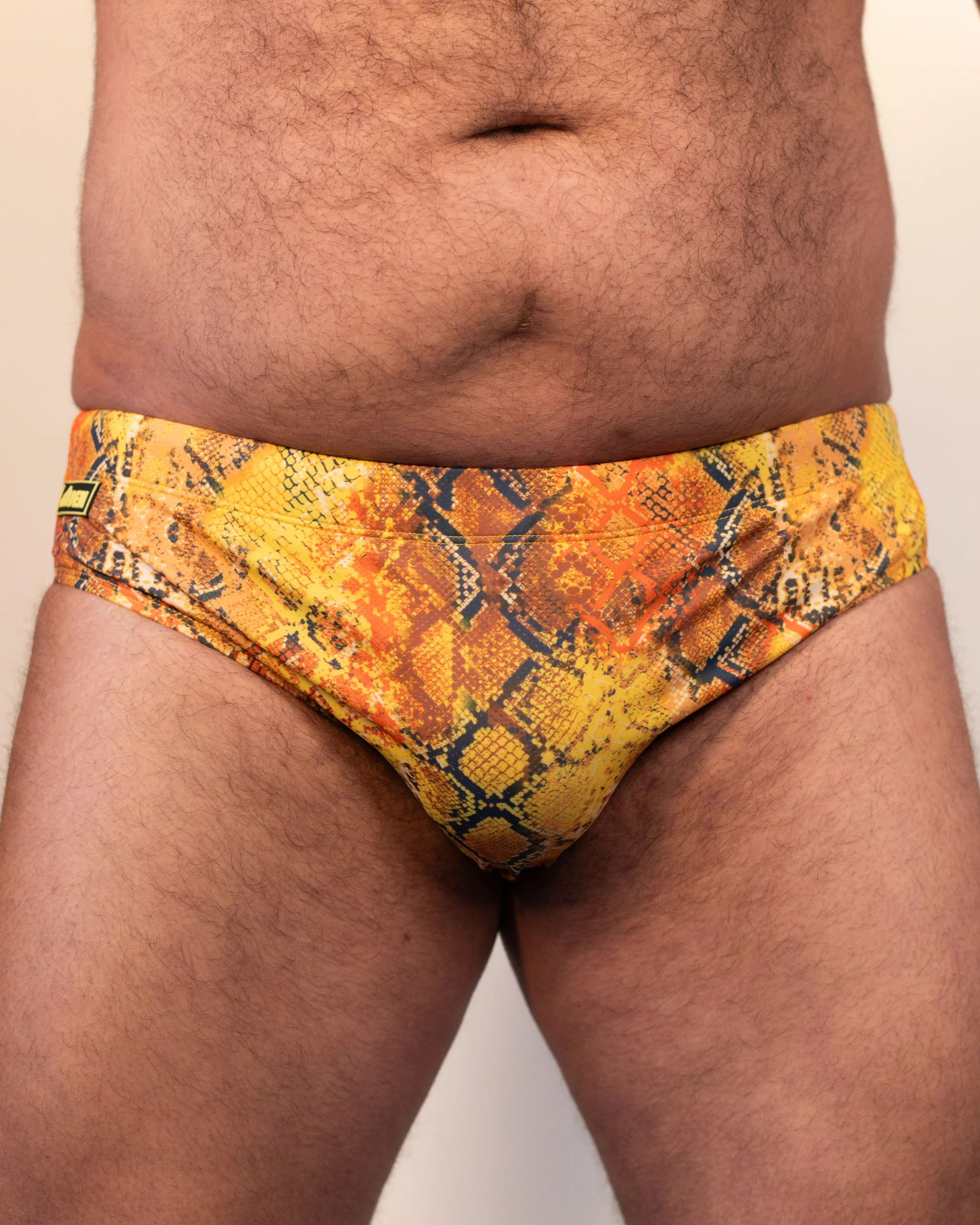 Regular Swim Brief - Gold Serpent - Image 6