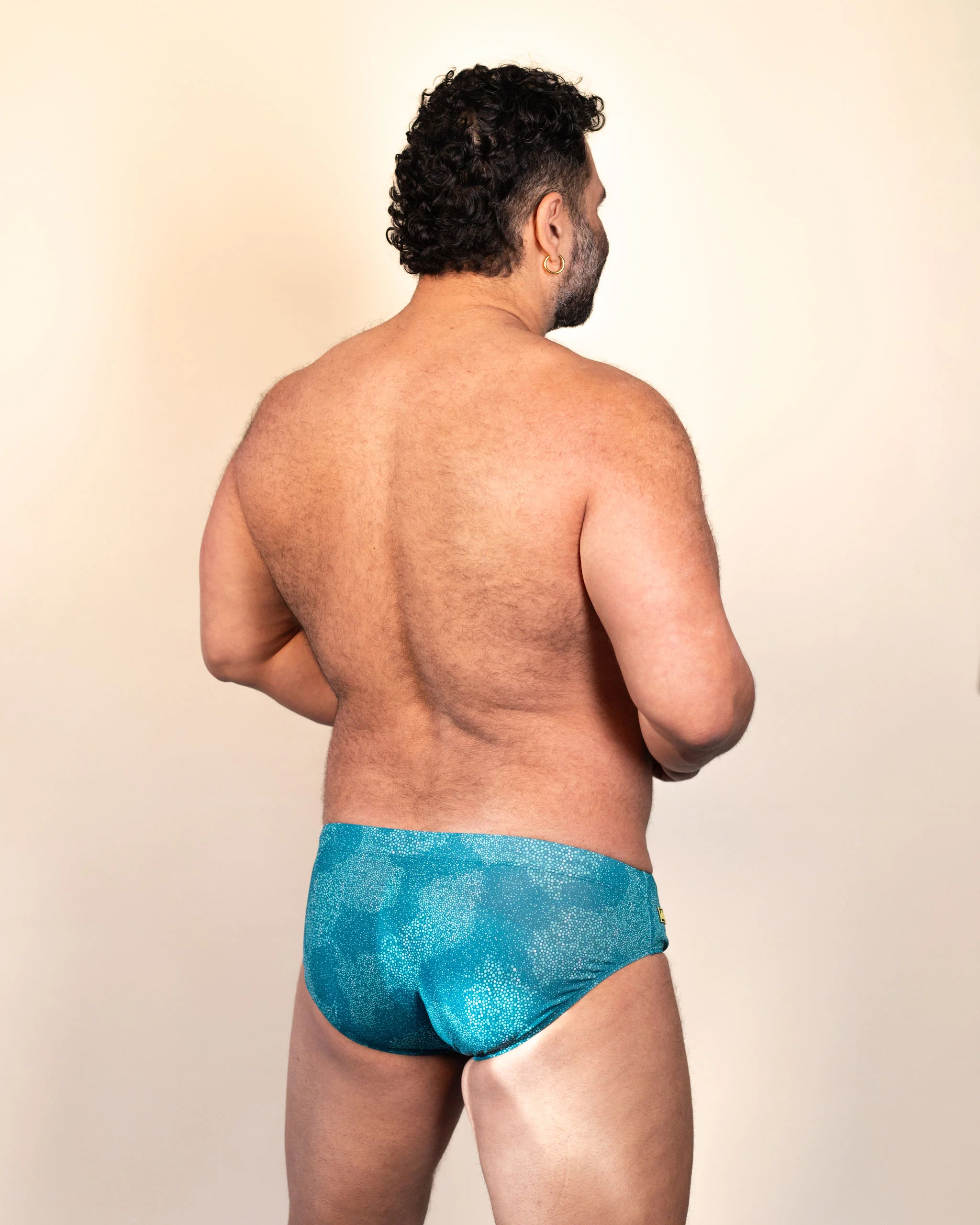 Regular Swim Brief -  Teal Stingray - Image 5