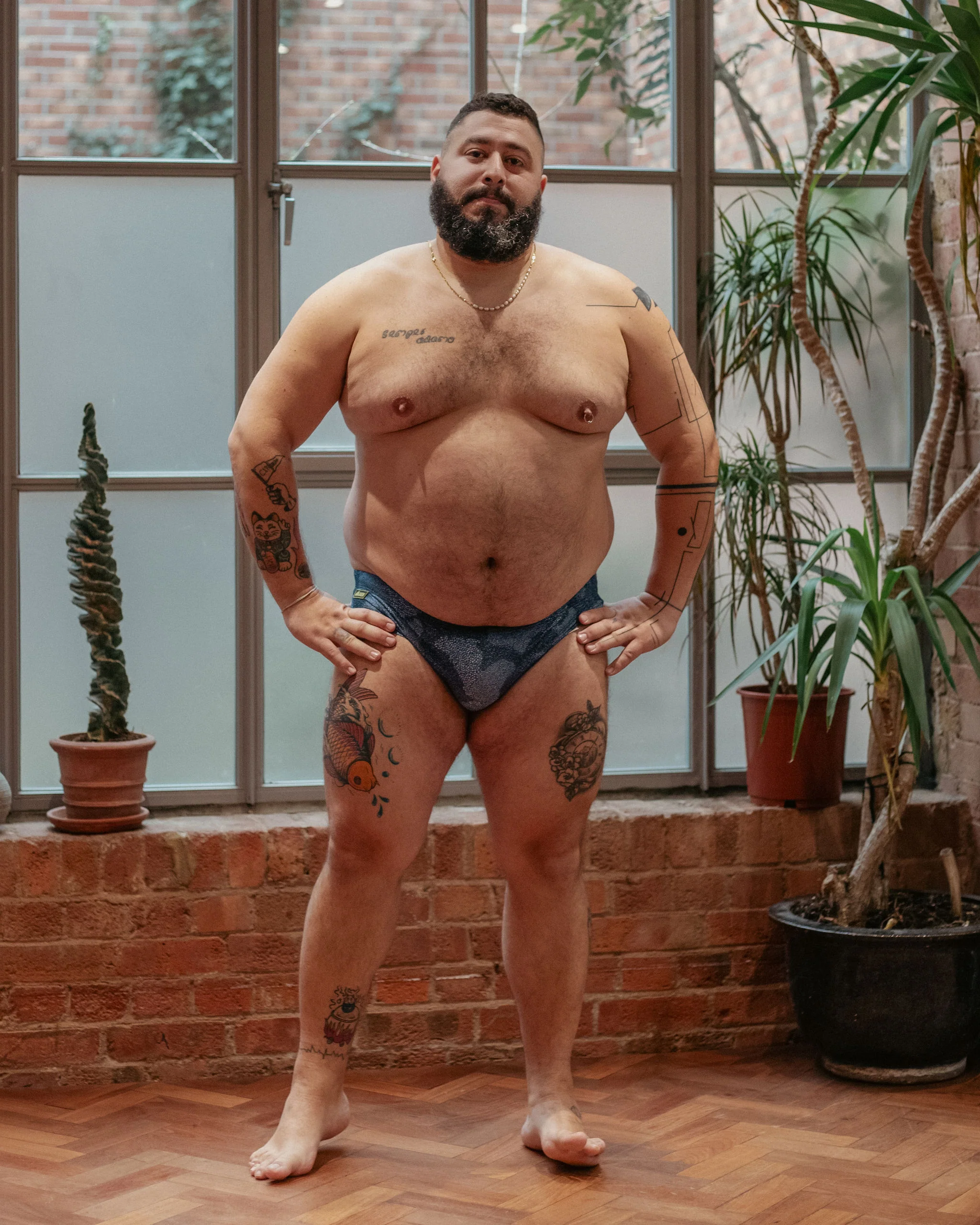 Regular Swim Brief - Navy Stingray - Image 6
