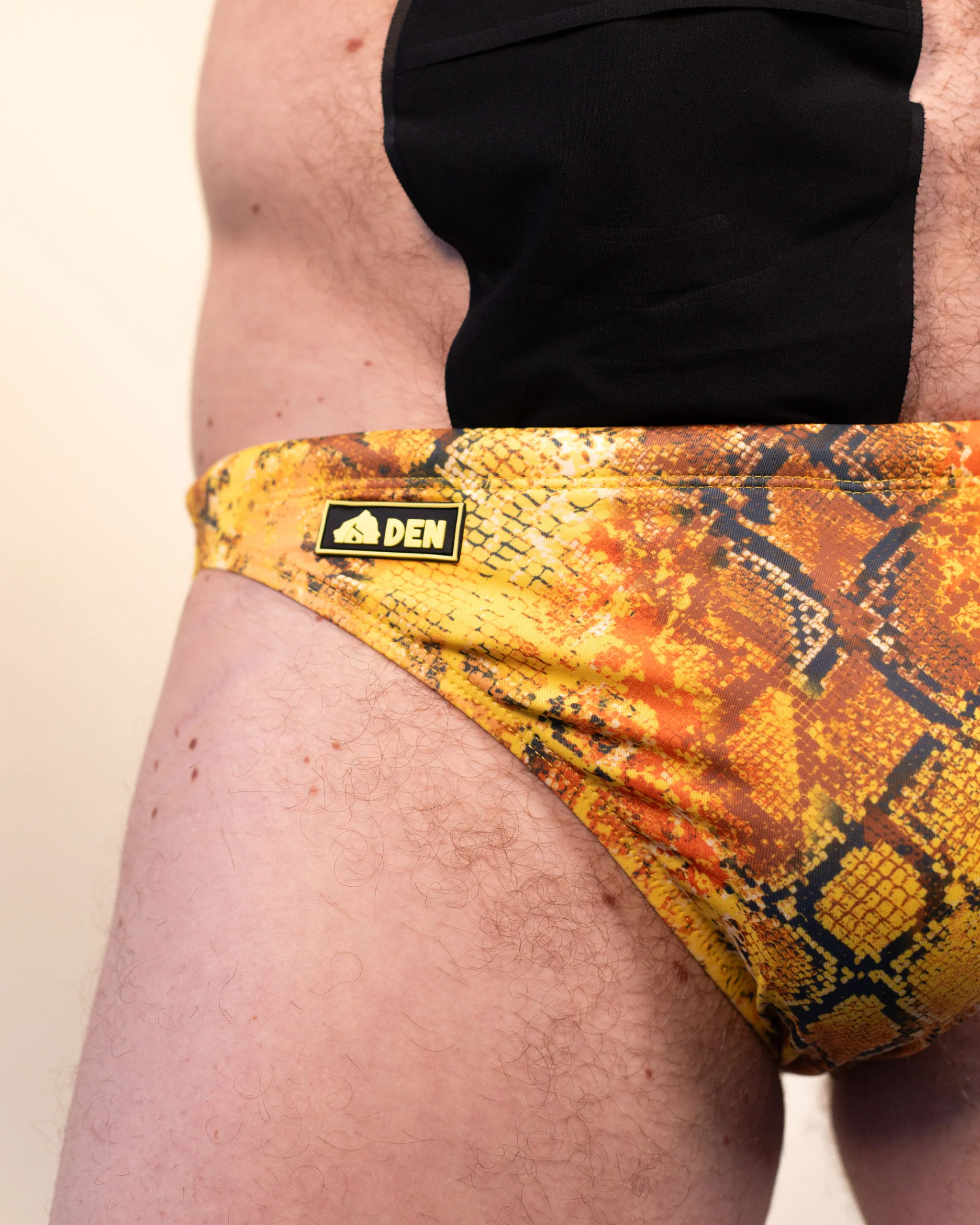 Skinny Swim Brief - Gold Serpent - Image 4