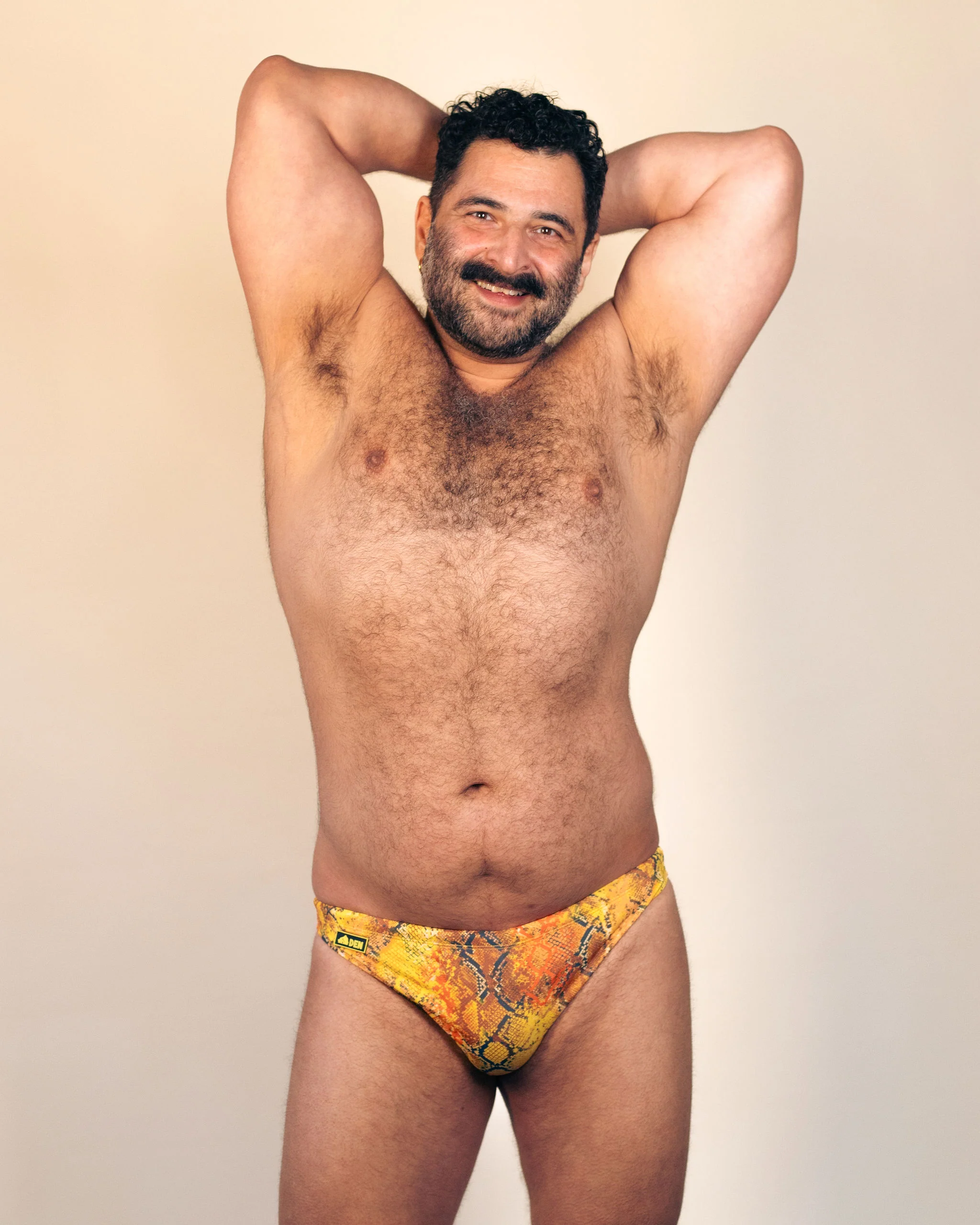 Skinny Swim Brief - Gold Serpent - Image 5