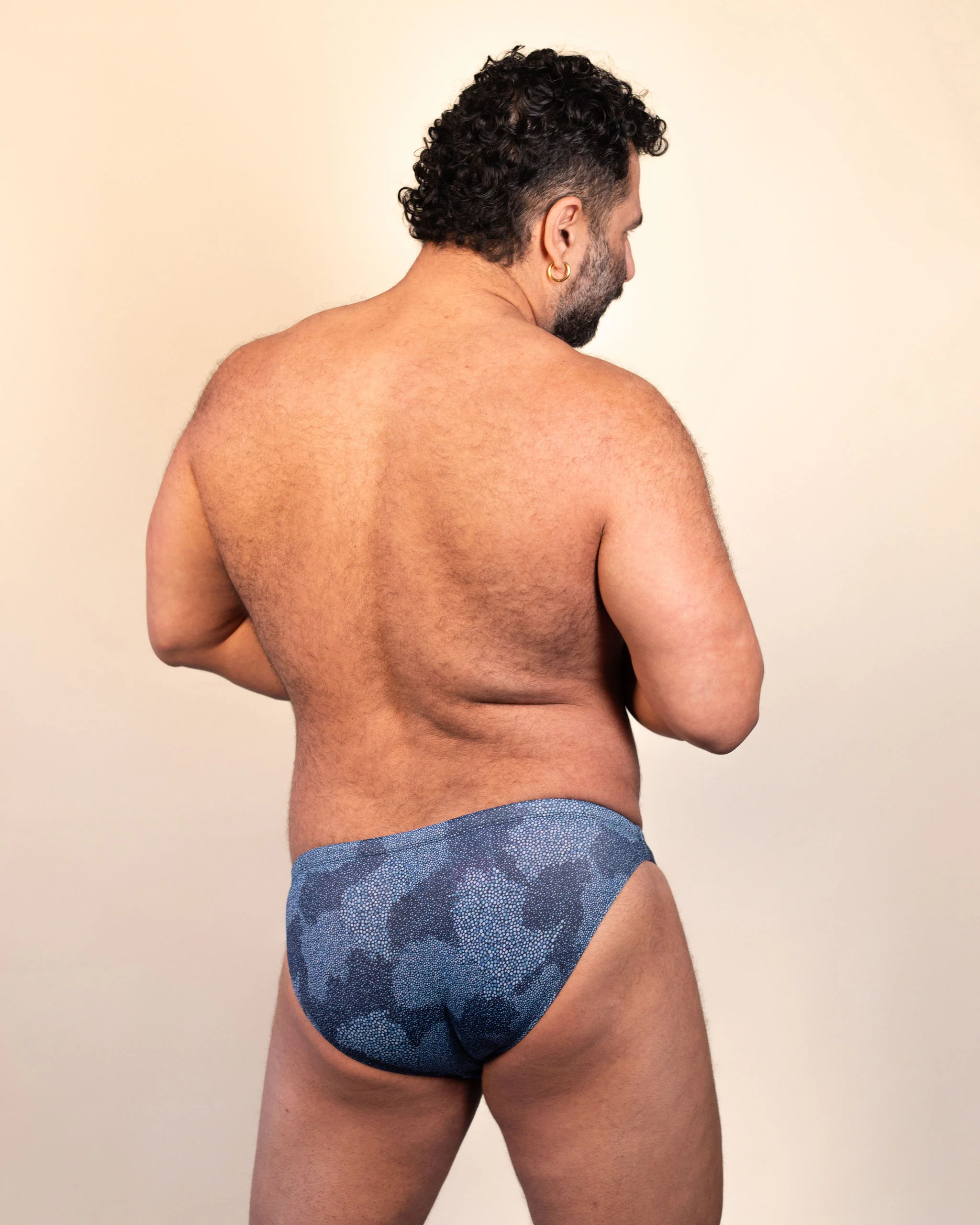 Skinny Swim Brief - Navy Stingray - Image 4