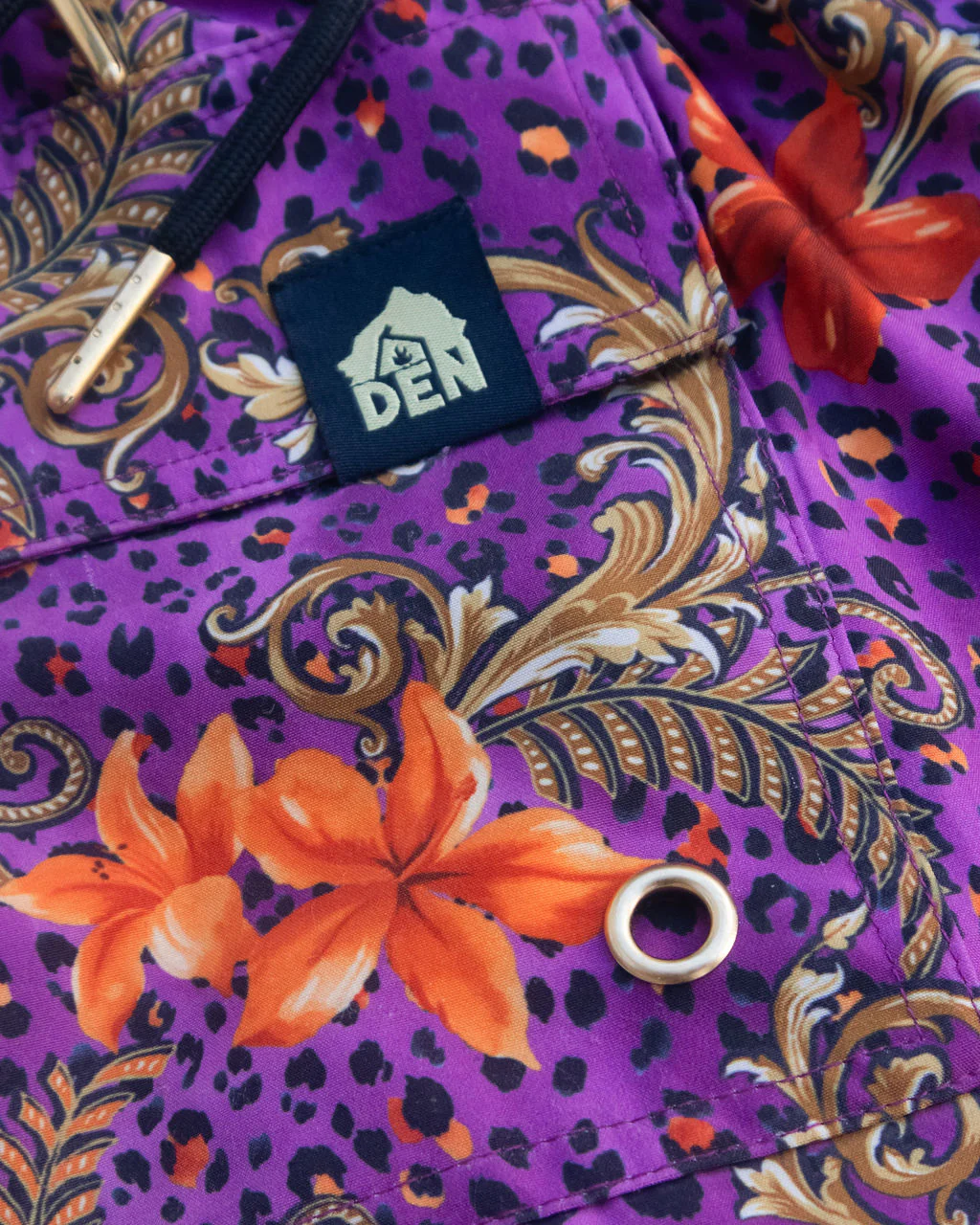 Swim Shorts - Purple Leopard - Image 4