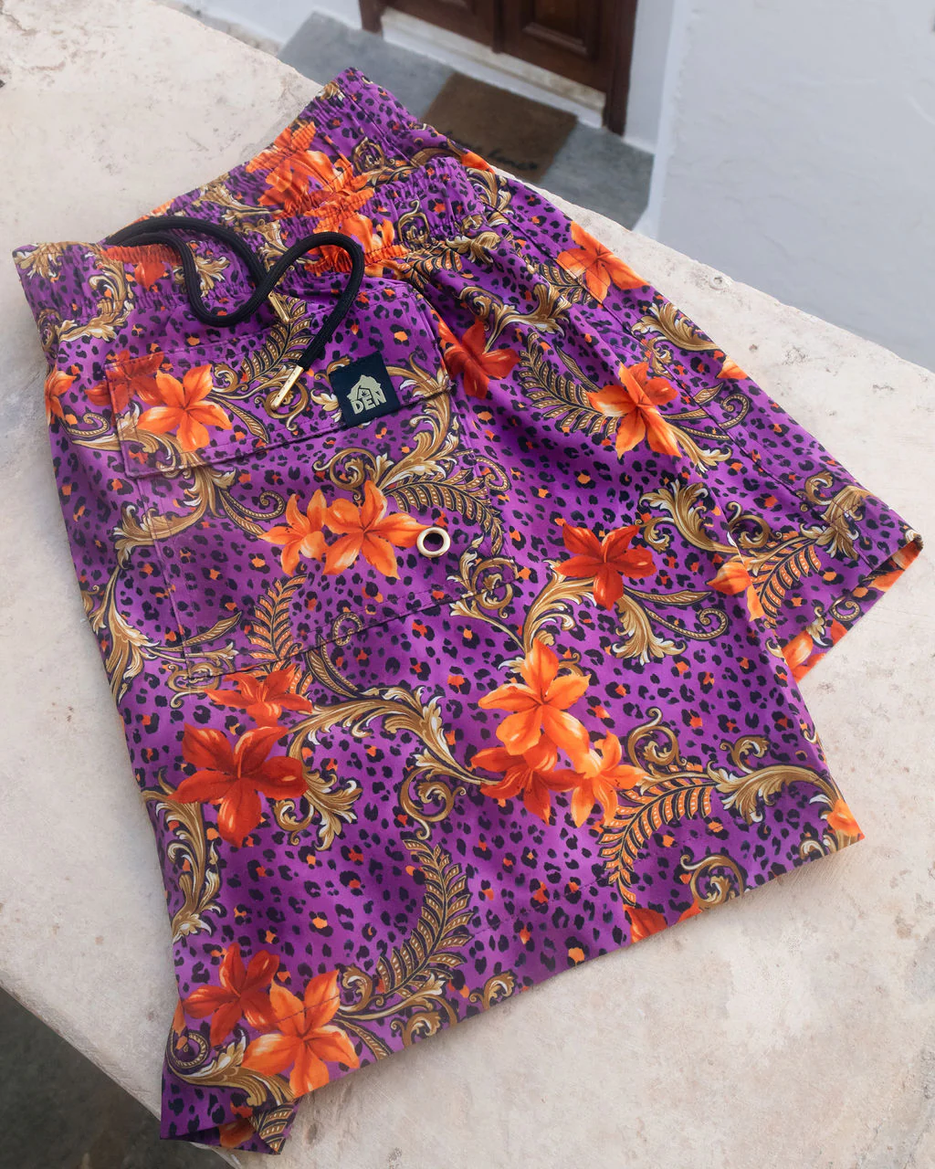 Swim Shorts - Purple Leopard - Image 6