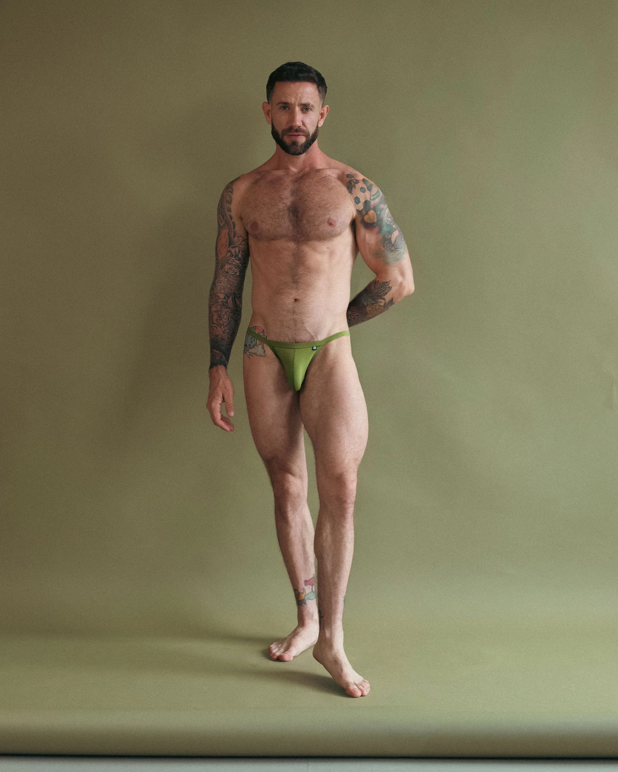 Tanga Brief - Olive - Image 4