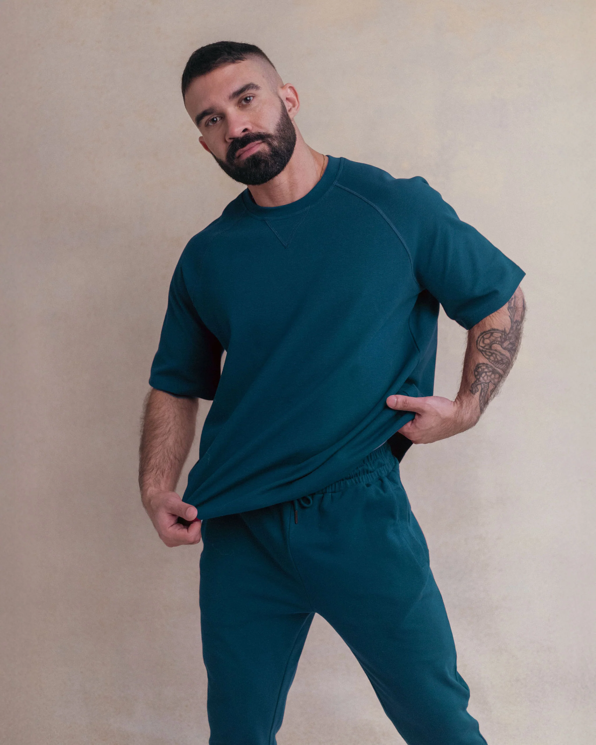 Union Boxy Tee - Teal