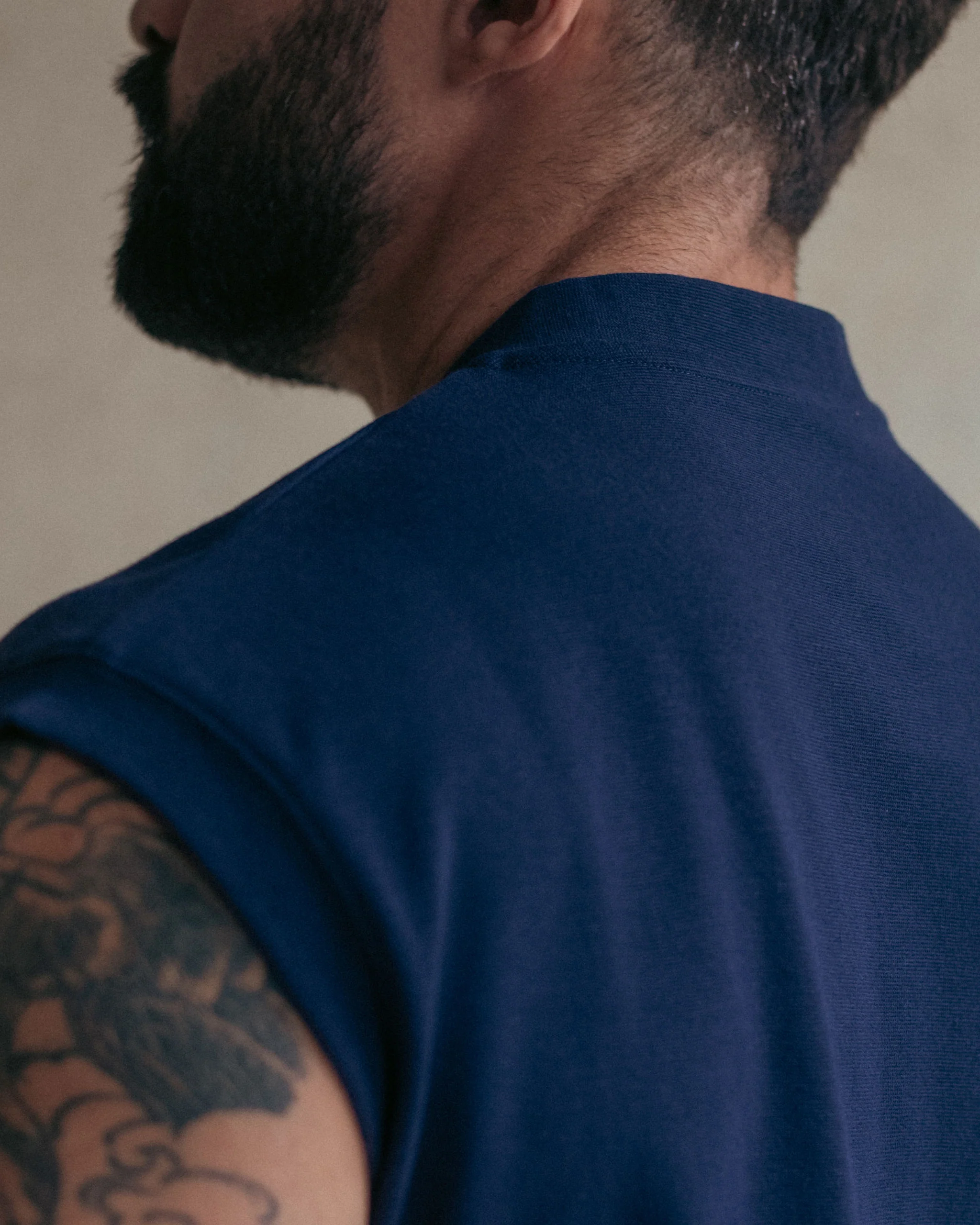 Union Crop Tee - Navy - Image 3