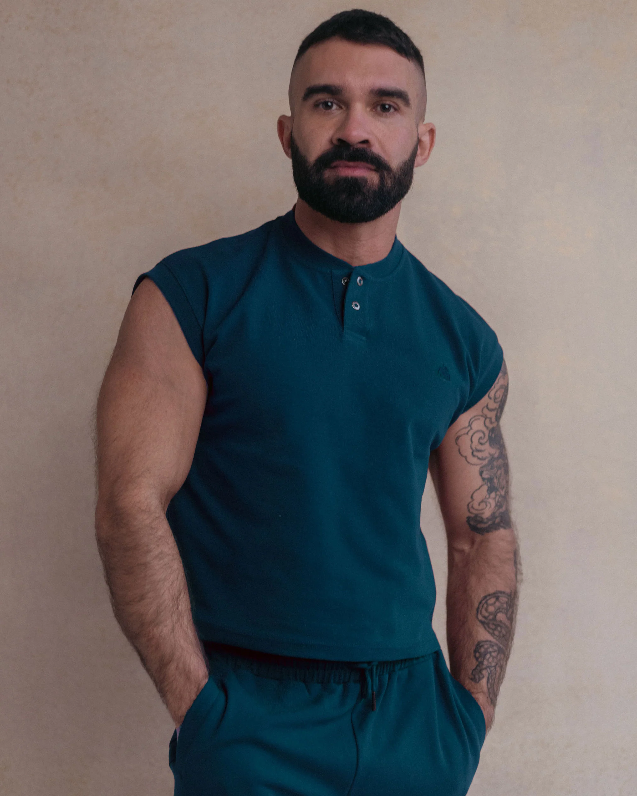 Union Crop Tee - Teal