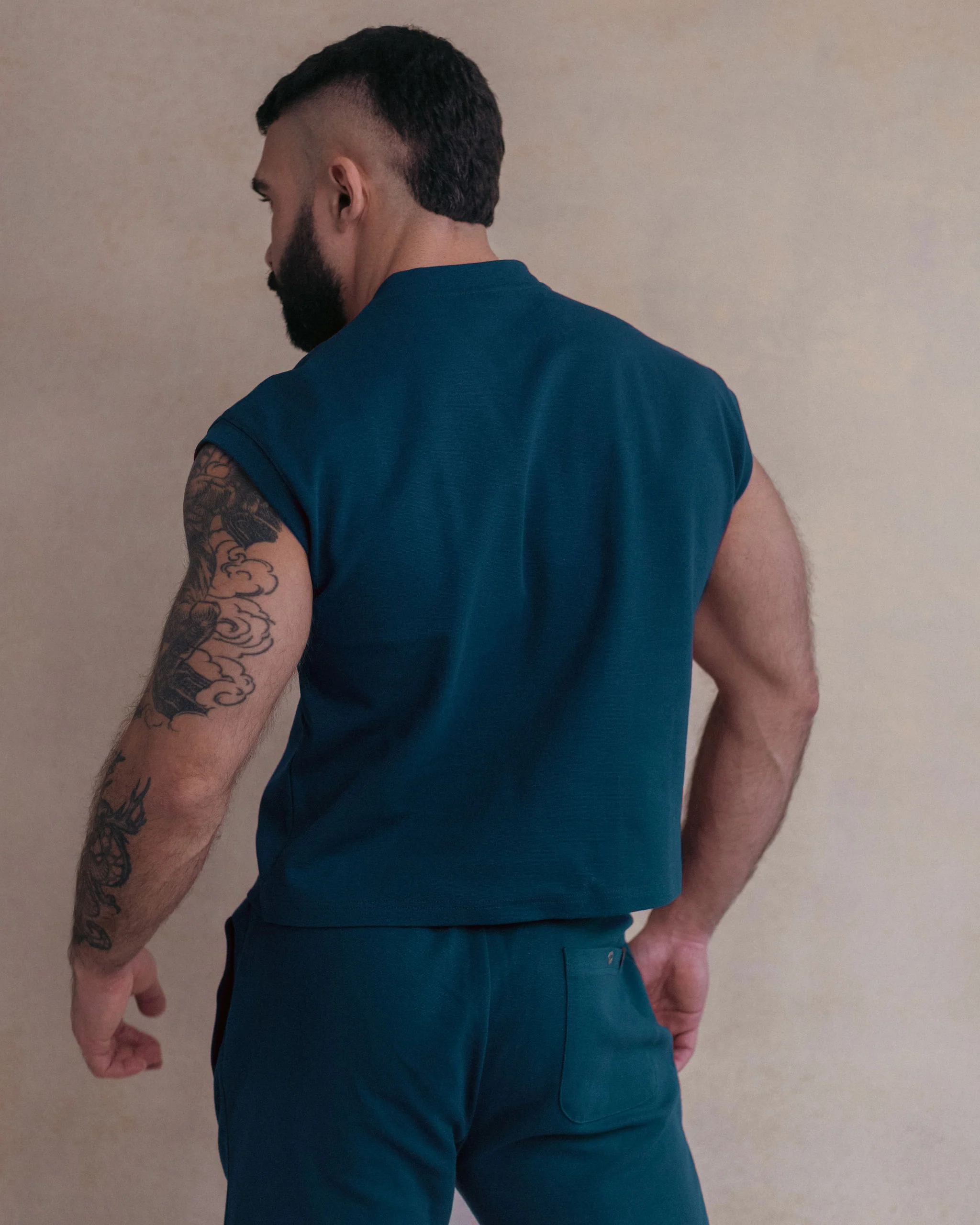 Union Crop Tee - Teal - Image 2