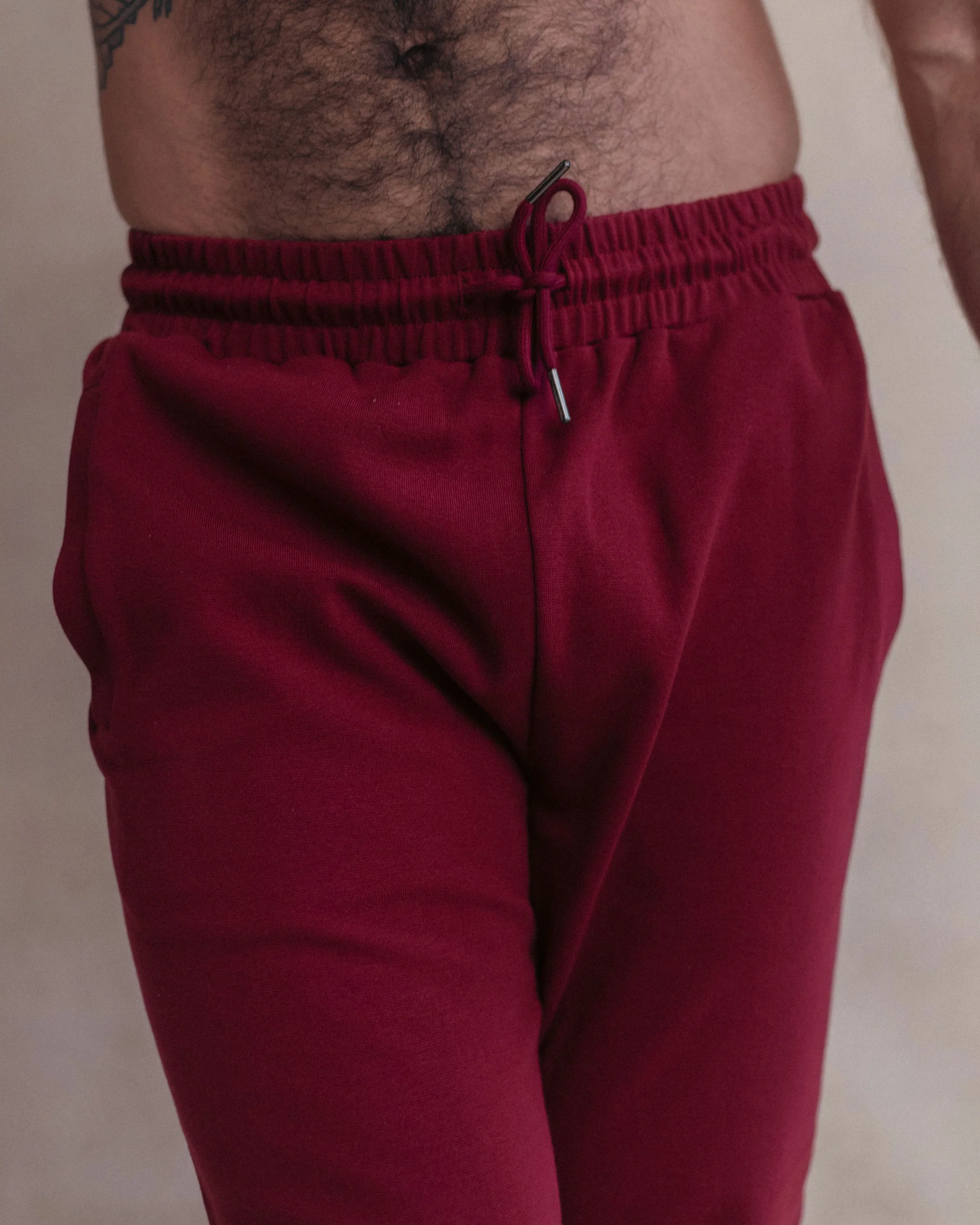 Union Jogger - Burgundy - Image 3