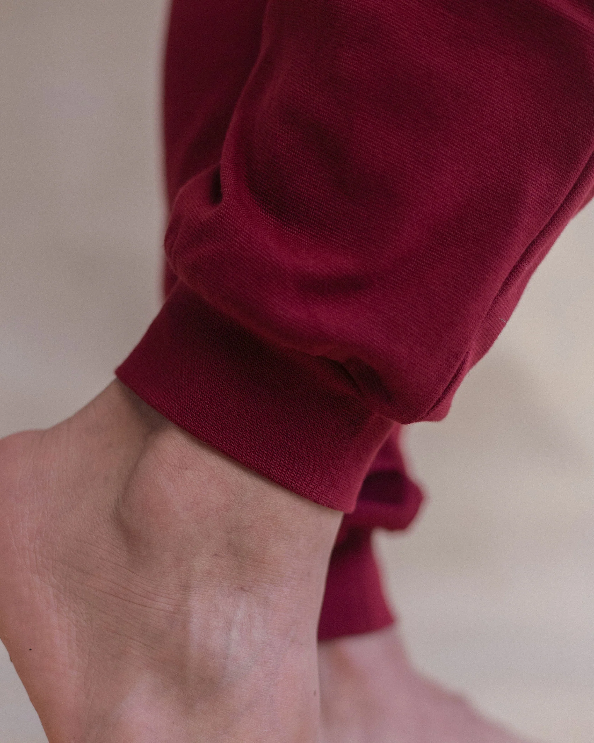 Union Jogger - Burgundy - Image 4