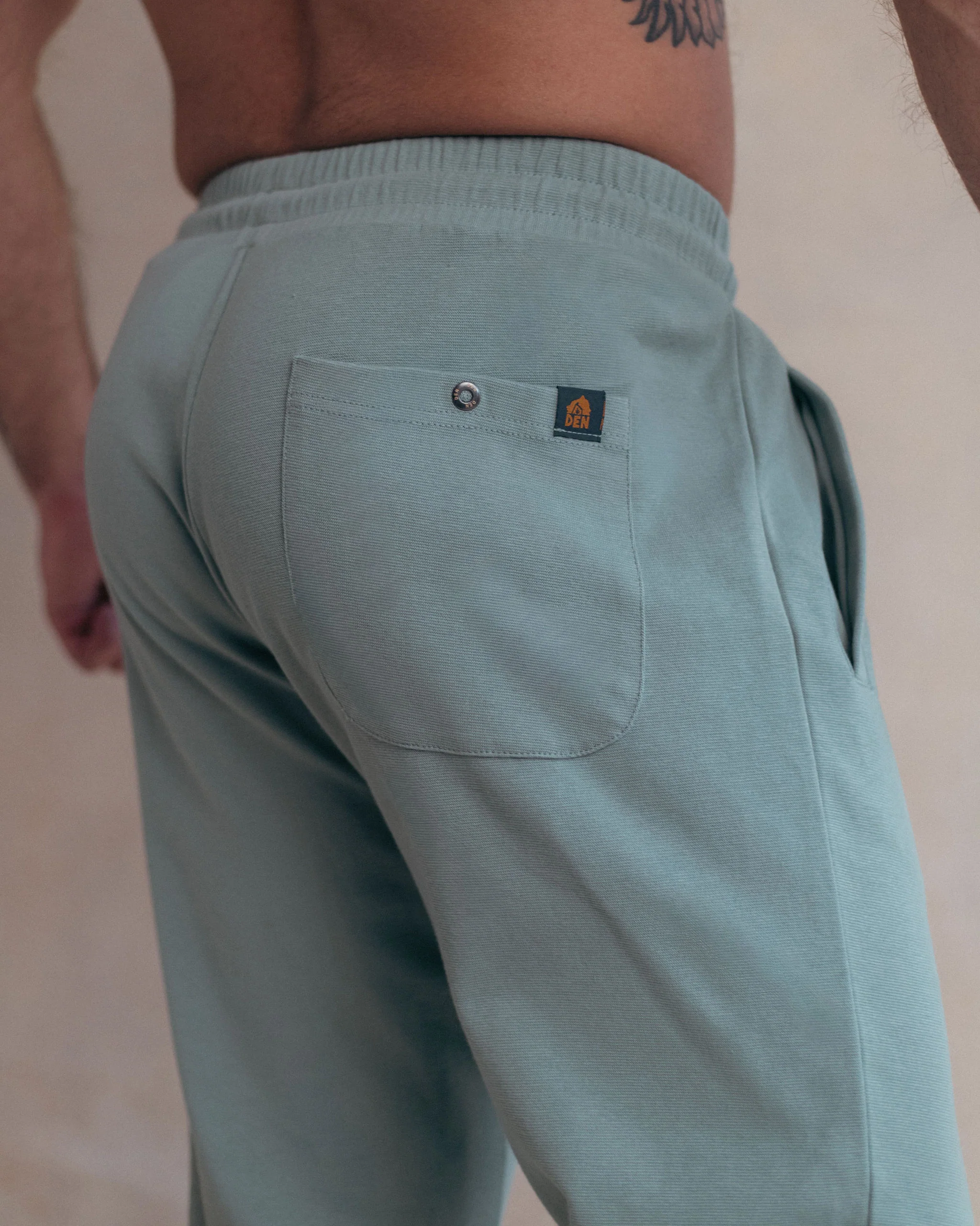 Union Jogger - Pale Blue - Image 4