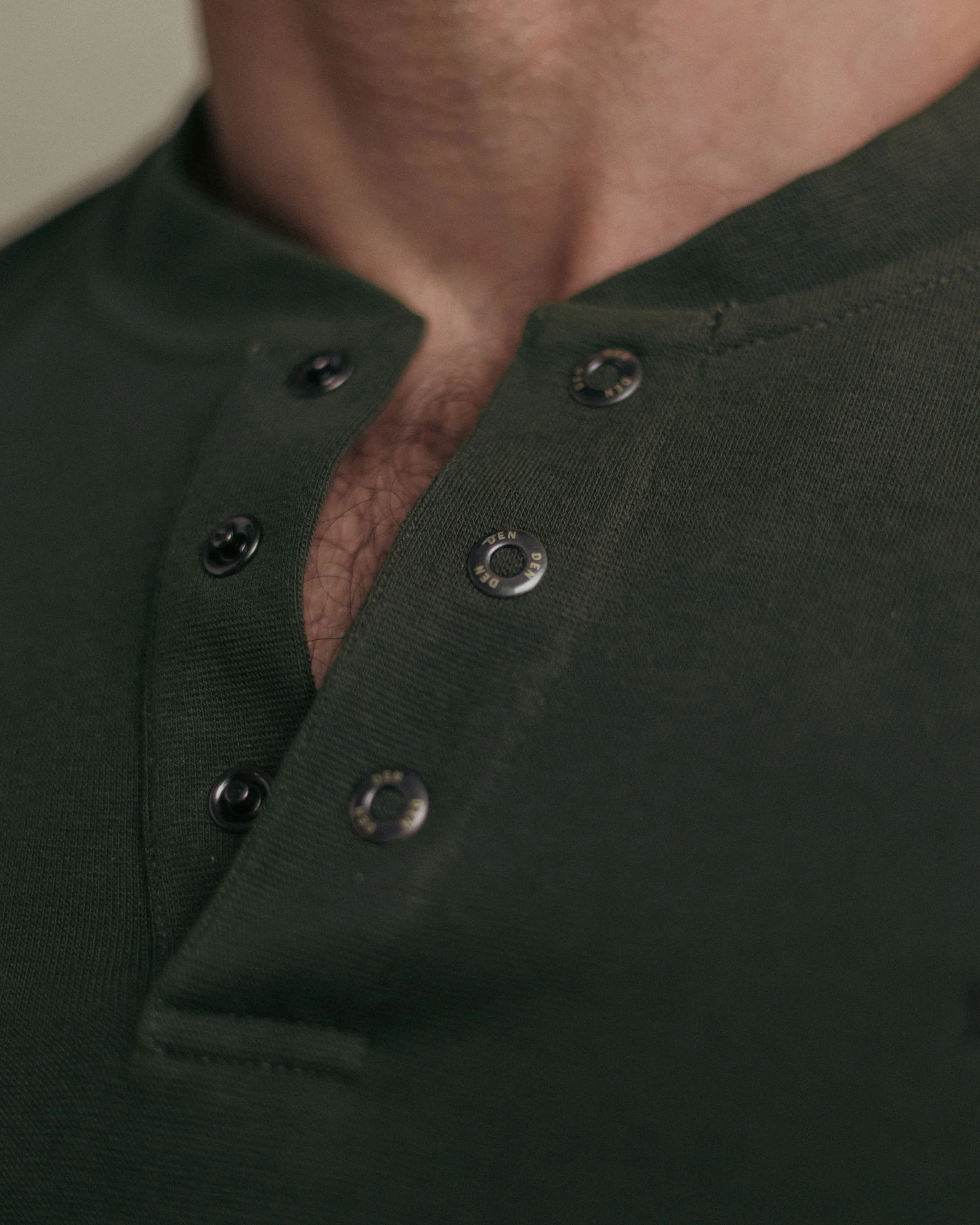 Union Long Sleeve Tee - Dark Olive - Image 3