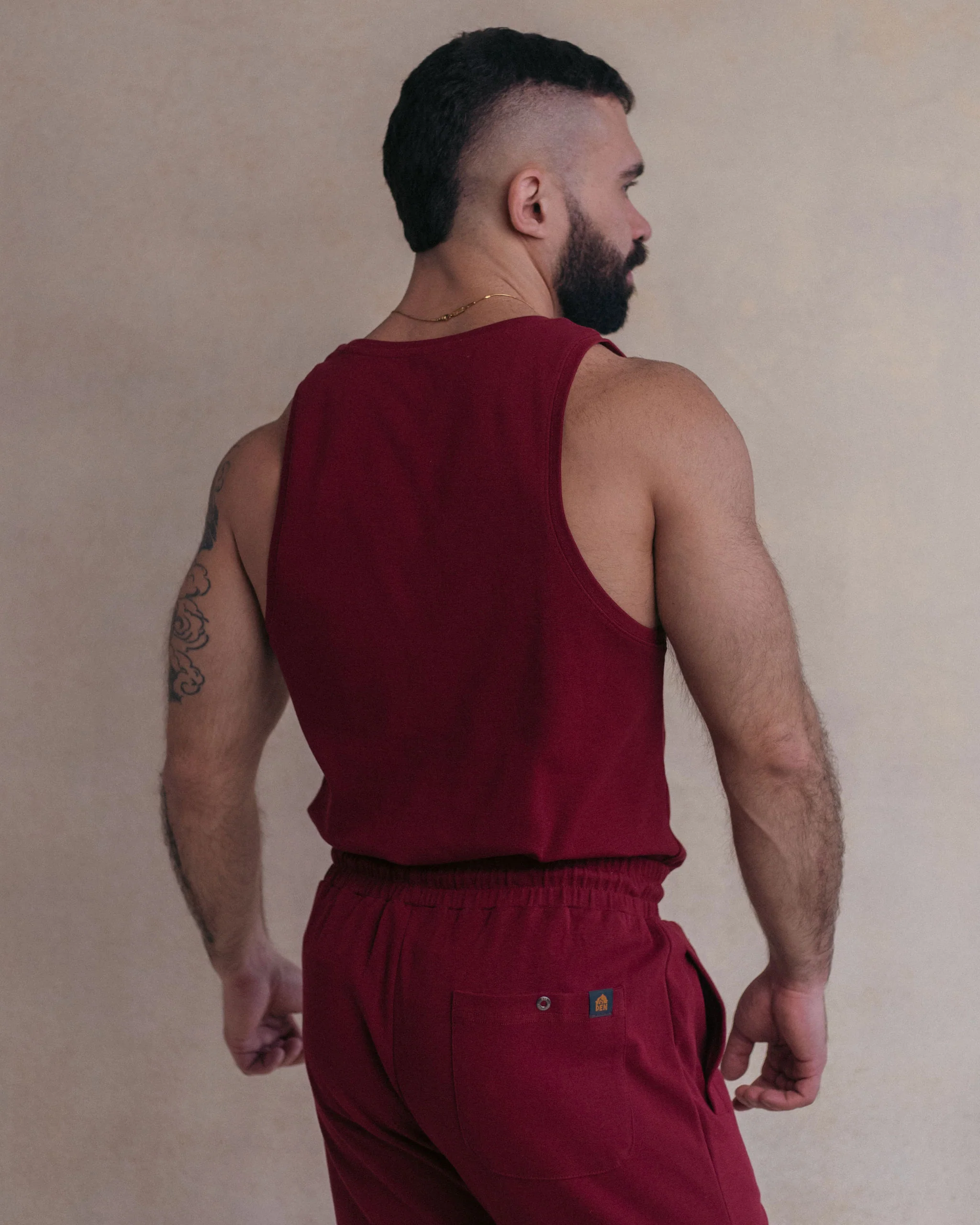 Union Vest - Burgundy - Image 3